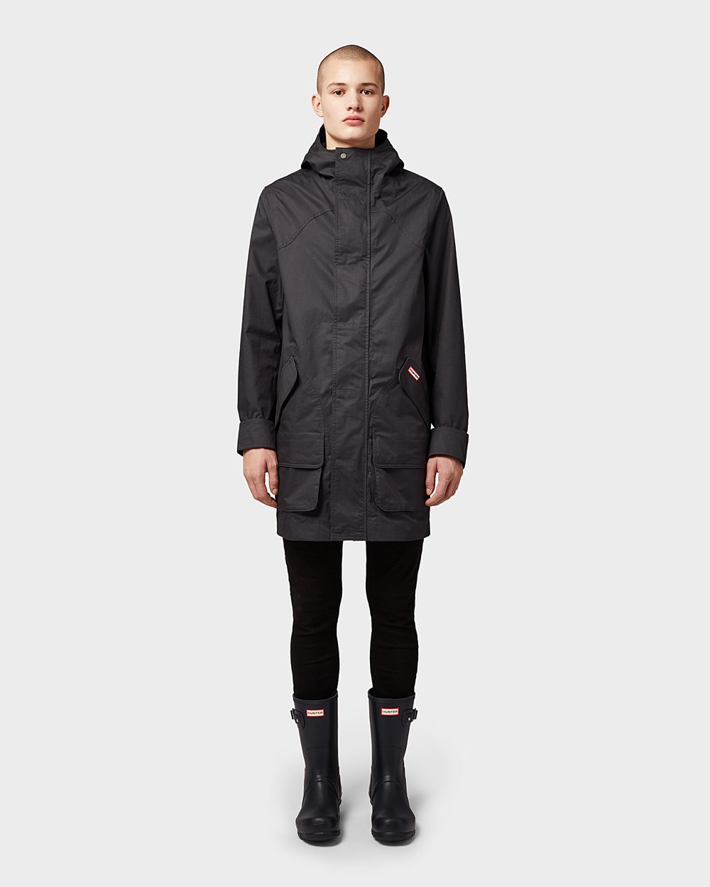 Hunter Original Kurze Regenstiefel Herren - Navy - Österreich 812-ECJTVF